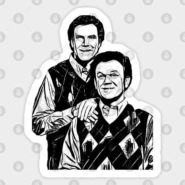 stepbrothers Sticker by RetroScribbles